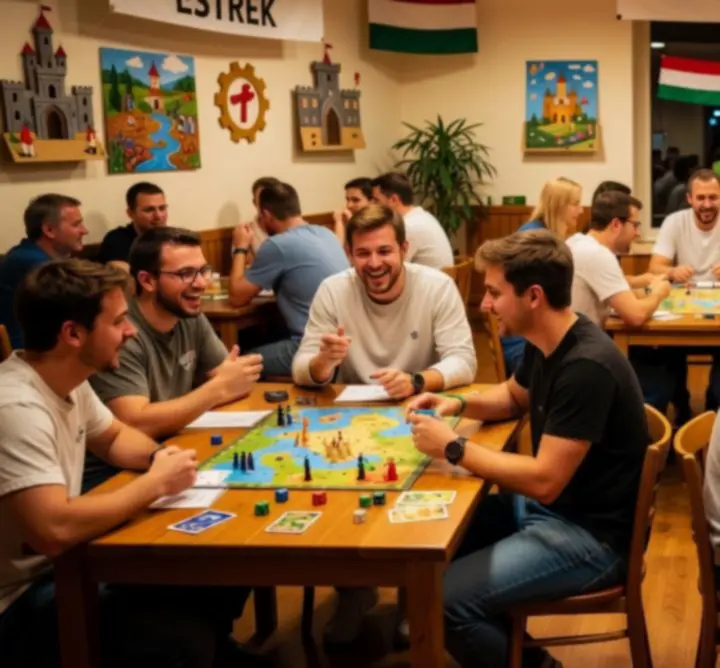 Tematikus játékest hangulatos fényekkel a Hoy Beheer B.V.-ban